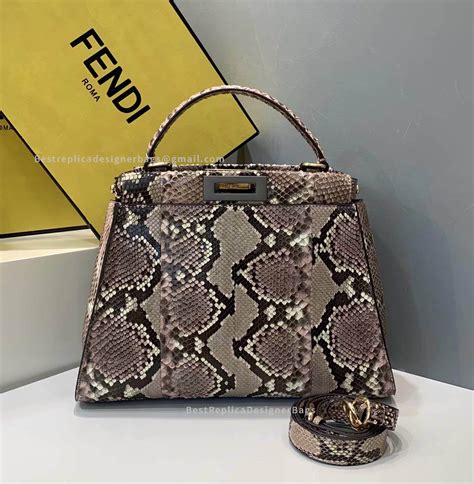 fendi peekaboo bag|Fendi peekaboo snakeskin.